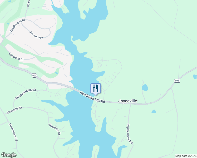 map of restaurants, bars, coffee shops, grocery stores, and more near 161 Marina Road in Bracey