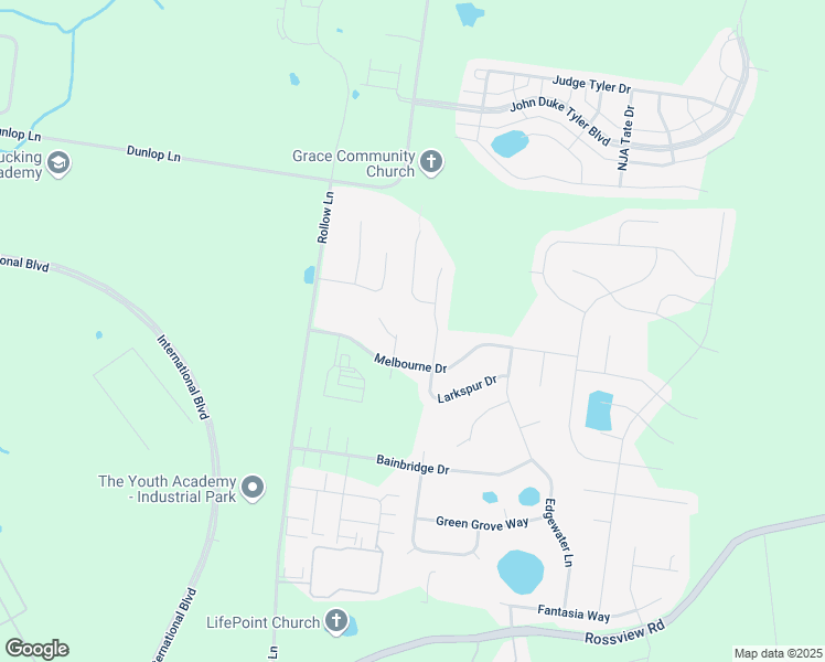 map of restaurants, bars, coffee shops, grocery stores, and more near 104 Overcrest Court in Clarksville