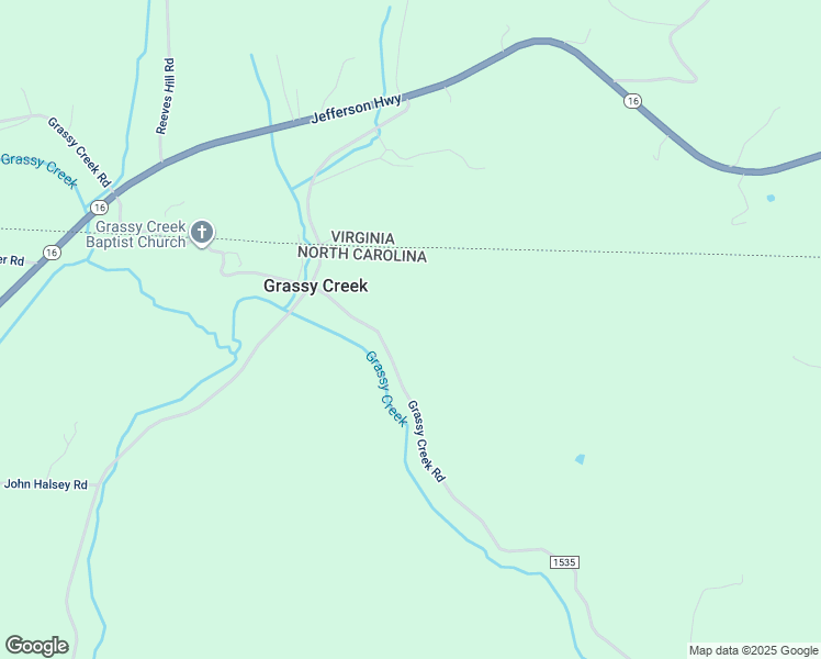 map of restaurants, bars, coffee shops, grocery stores, and more near 1015 Grassy Creek Road in Grassy Creek