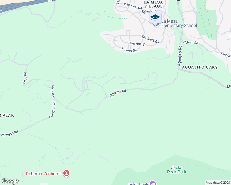 map of restaurants, bars, coffee shops, grocery stores, and more near 577 Aguajito Road in Carmel-by-the-Sea