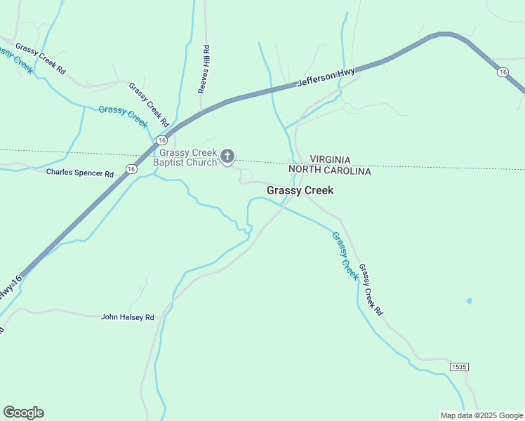 map of restaurants, bars, coffee shops, grocery stores, and more near 15381 Old Nc Highway 16 in Grassy Creek
