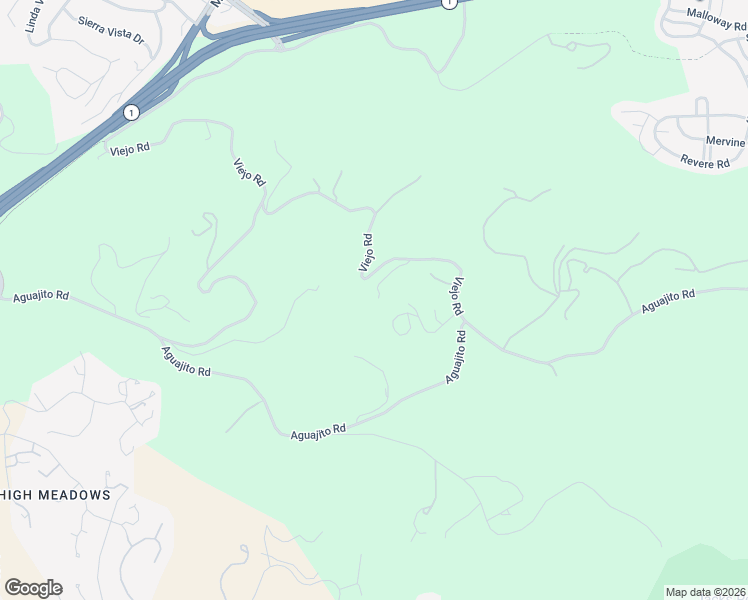 map of restaurants, bars, coffee shops, grocery stores, and more near 571 Viejo Road in Carmel-by-the-Sea