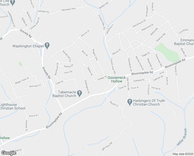 map of restaurants, bars, coffee shops, grocery stores, and more near 301 Yokley St in Kingsport