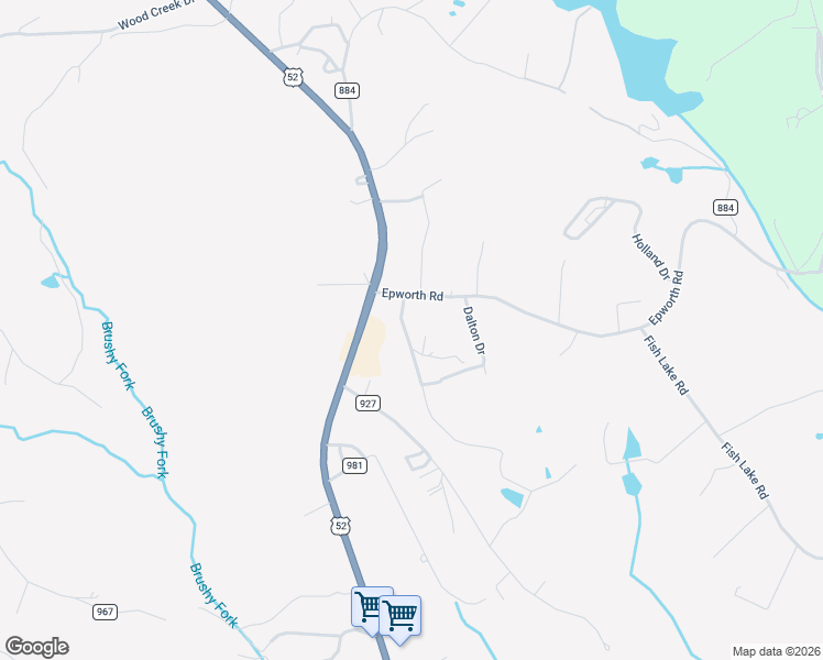 map of restaurants, bars, coffee shops, grocery stores, and more near 74-346 Shady Valley Road in Cana