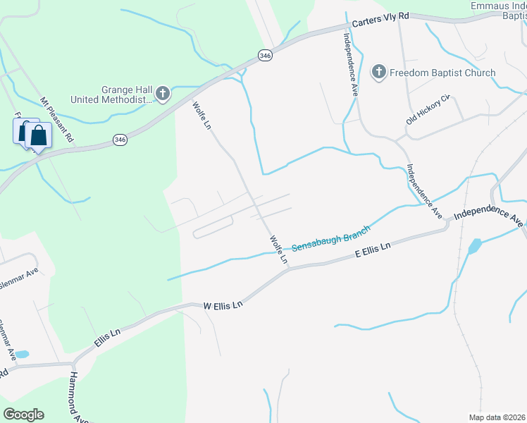 map of restaurants, bars, coffee shops, grocery stores, and more near 1439 Wolfe Lane in Mount Carmel