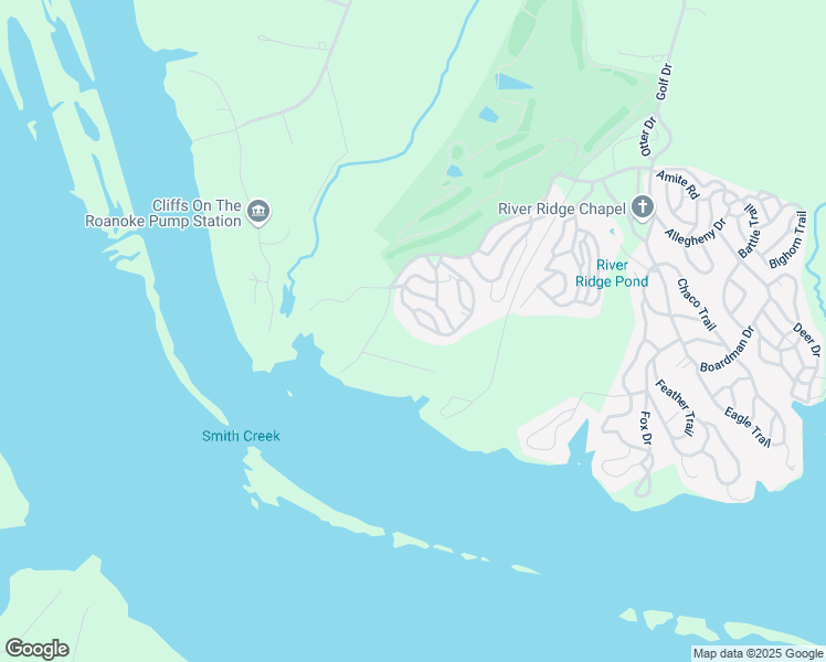map of restaurants, bars, coffee shops, grocery stores, and more near 260 Looking Glass Trail in Bracey