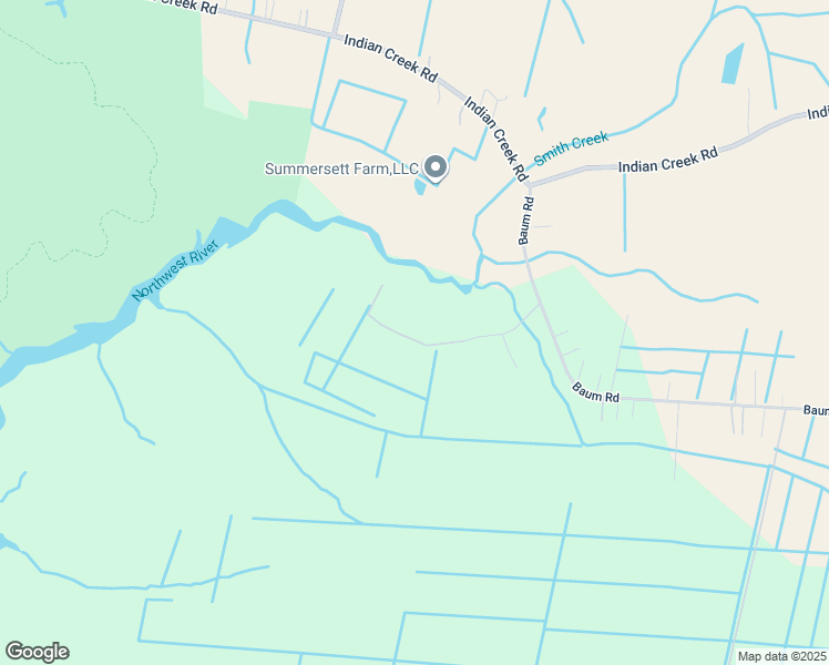 map of restaurants, bars, coffee shops, grocery stores, and more near 2143 Ansell Road in Chesapeake