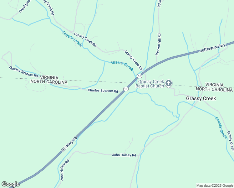 map of restaurants, bars, coffee shops, grocery stores, and more near 13279 North Carolina 16 in Grassy Creek