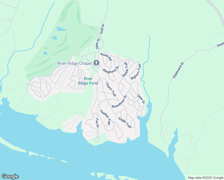 map of restaurants, bars, coffee shops, grocery stores, and more near Chaco Trail in Bracey