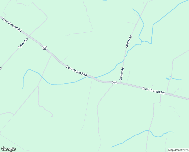 map of restaurants, bars, coffee shops, grocery stores, and more near 11300 Low Ground Road in Emporia