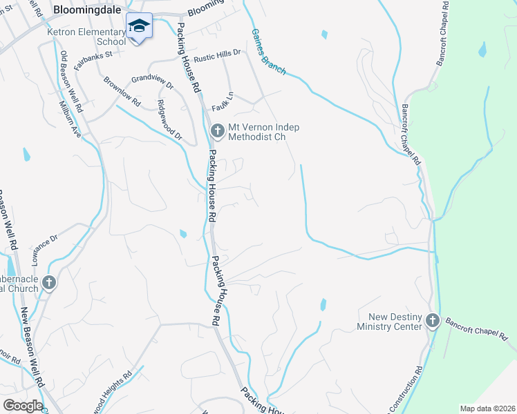 map of restaurants, bars, coffee shops, grocery stores, and more near 301 Packing House Road in Kingsport