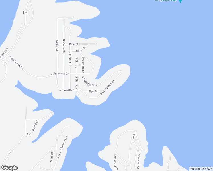 map of restaurants, bars, coffee shops, grocery stores, and more near 176 South Lakeshore Drive in Blue Eye