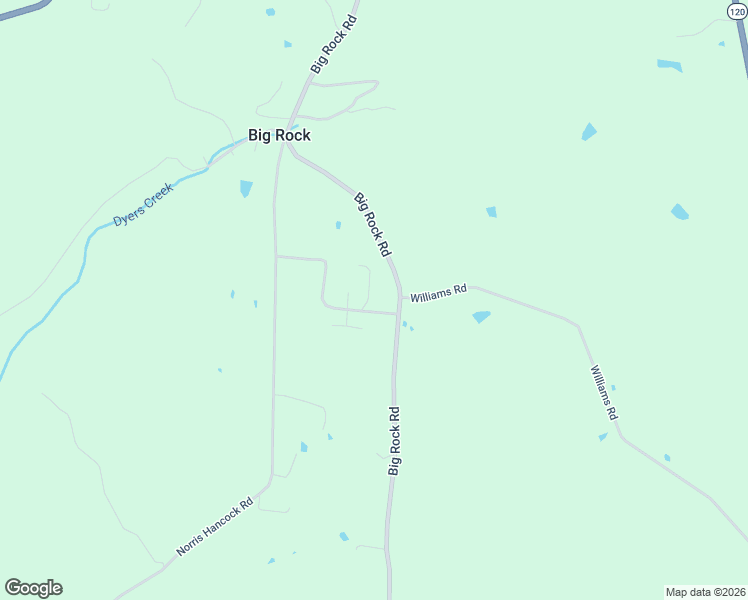 map of restaurants, bars, coffee shops, grocery stores, and more near 106 Hilltop Ln in Big Rock