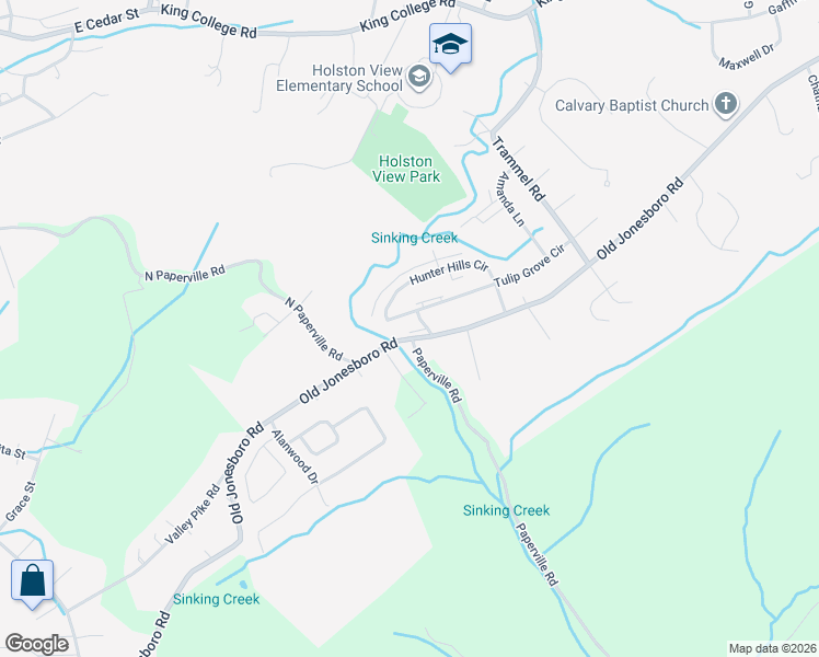 map of restaurants, bars, coffee shops, grocery stores, and more near 702 North Paperville Road in Bristol