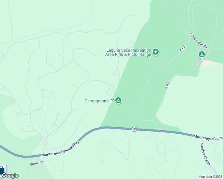 map of restaurants, bars, coffee shops, grocery stores, and more near 123 Las Brisas Drive in Monterey