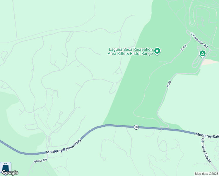 map of restaurants, bars, coffee shops, grocery stores, and more near 106 Las Brisas Drive in Monterey