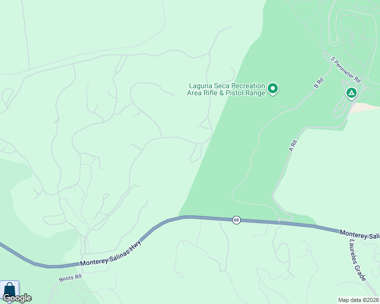 map of restaurants, bars, coffee shops, grocery stores, and more near 106 Las Brisas Drive in Monterey