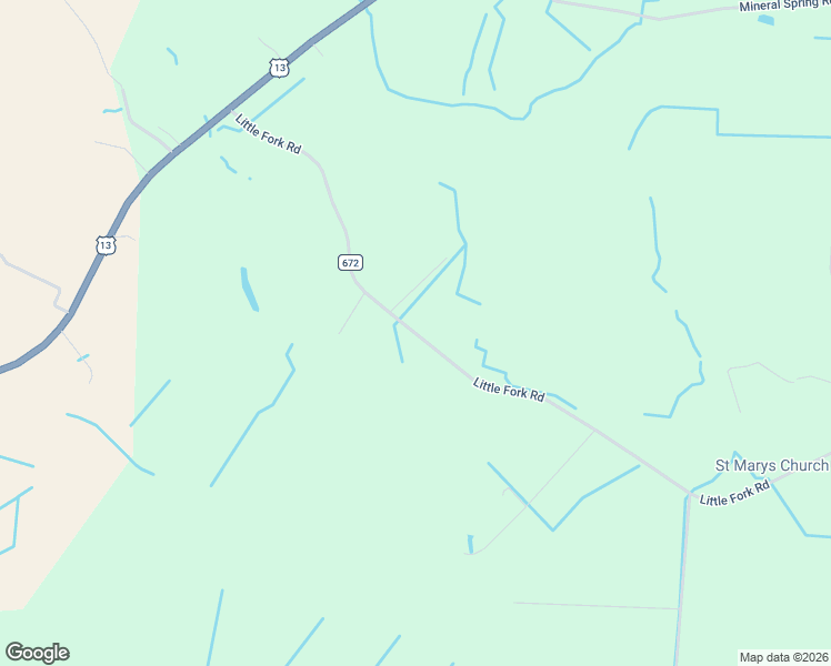 map of restaurants, bars, coffee shops, grocery stores, and more near 391 Little Fork Road in Suffolk