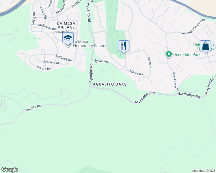 map of restaurants, bars, coffee shops, grocery stores, and more near 166 Hooper Lane in Monterey