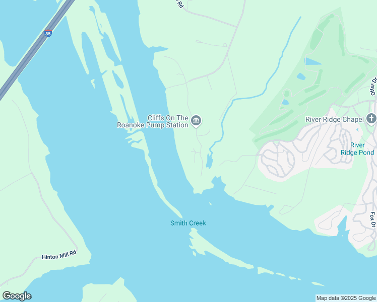 map of restaurants, bars, coffee shops, grocery stores, and more near 197 Cliffside Drive in Bracey