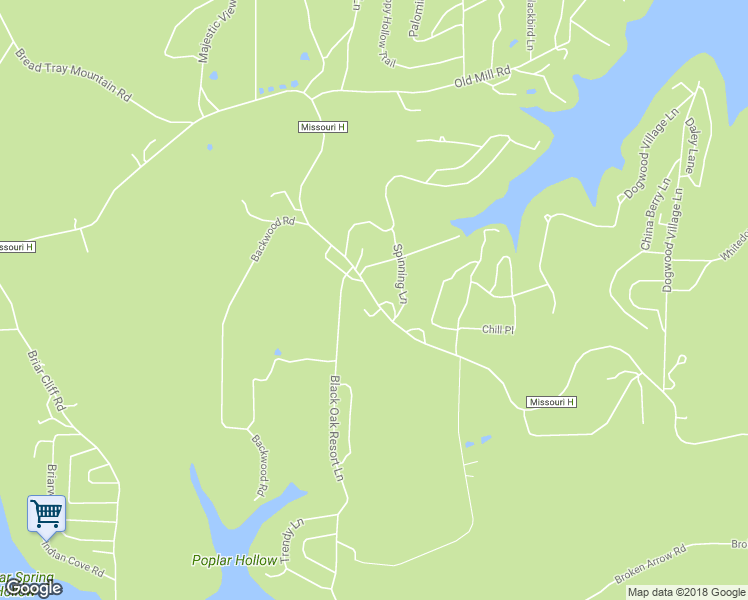 map of restaurants, bars, coffee shops, grocery stores, and more near Missouri H in Lampe