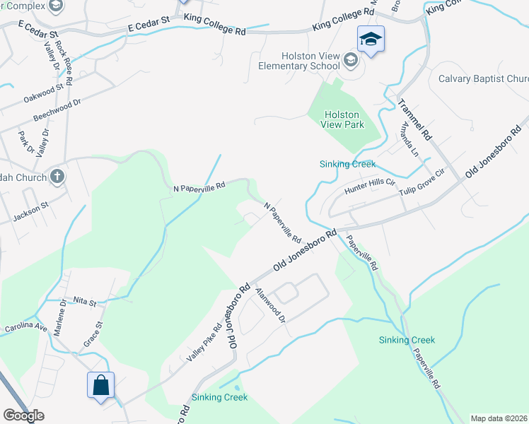 map of restaurants, bars, coffee shops, grocery stores, and more near 1005-1099 North Paperville Road in Bristol