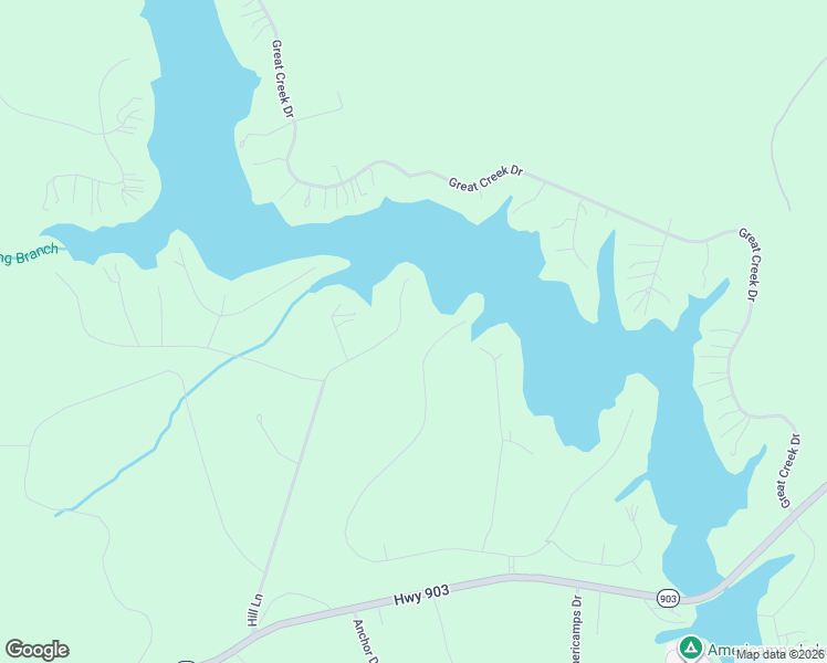 map of restaurants, bars, coffee shops, grocery stores, and more near 863-1399 Fox Fire Drive in Bracey