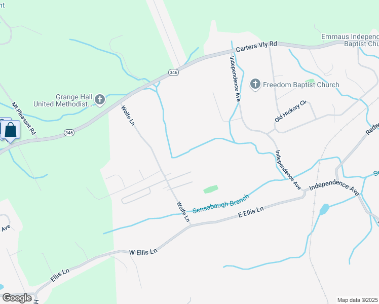map of restaurants, bars, coffee shops, grocery stores, and more near 1439 Wolfe Lane in Mount Carmel