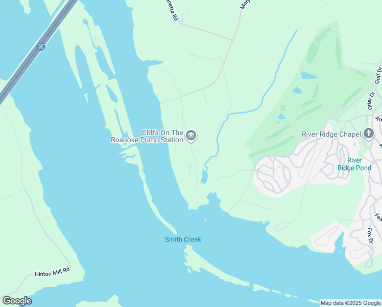 map of restaurants, bars, coffee shops, grocery stores, and more near 197 Cliffside Drive in Bracey