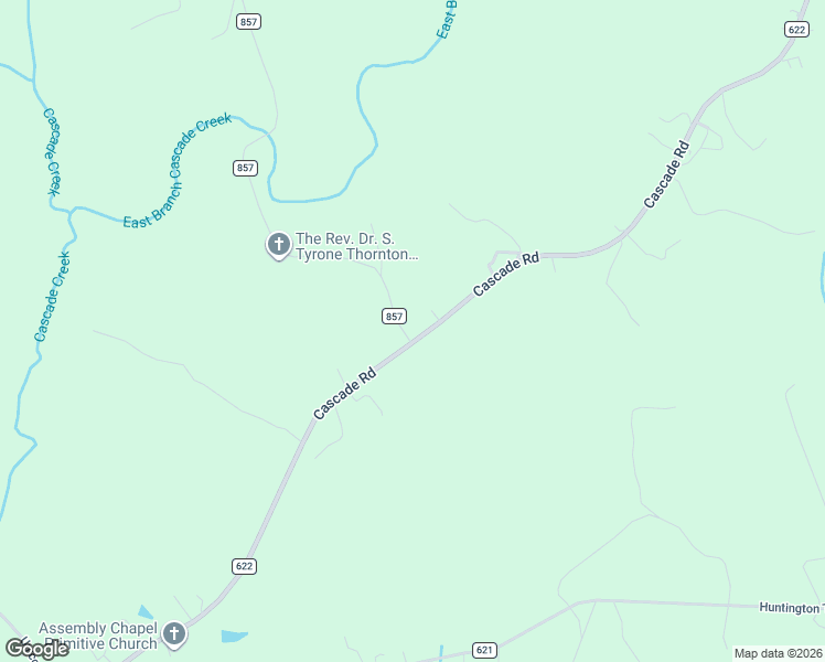 map of restaurants, bars, coffee shops, grocery stores, and more near County Road 622 in Cascade