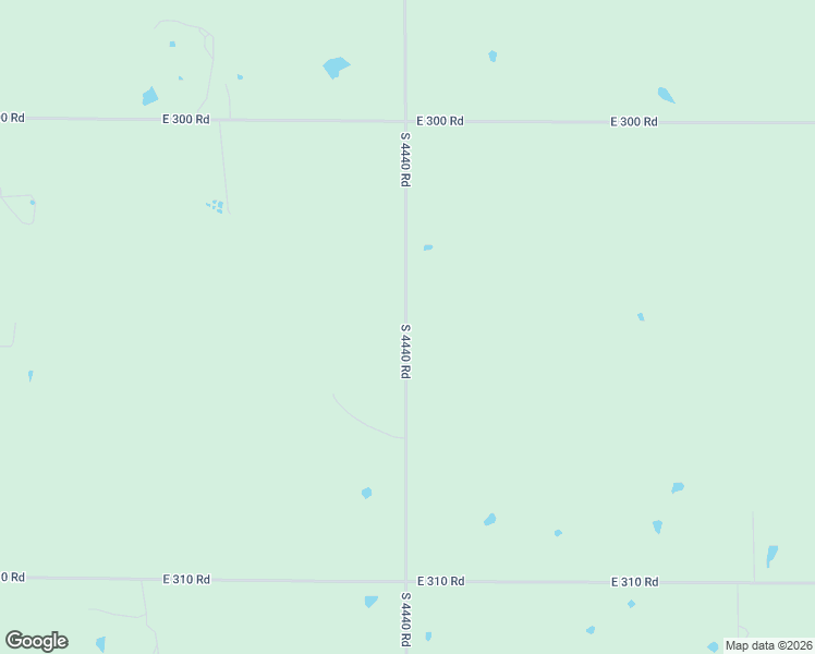 map of restaurants, bars, coffee shops, grocery stores, and more near South 4440 Road in Vinita