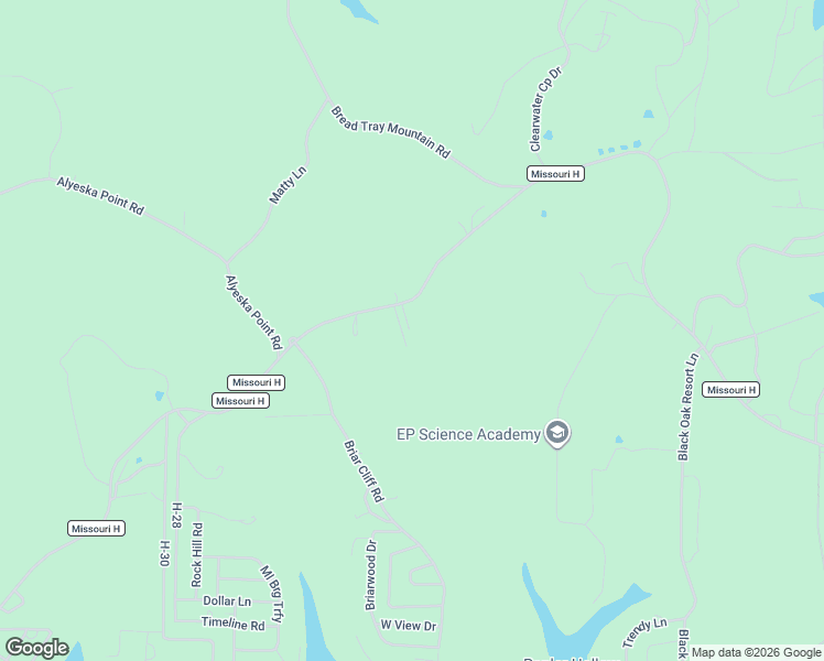 map of restaurants, bars, coffee shops, grocery stores, and more near Missouri H in Lampe