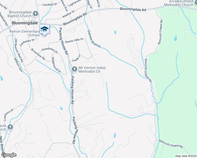 map of restaurants, bars, coffee shops, grocery stores, and more near 3632 Rustic Hills Drive in Kingsport
