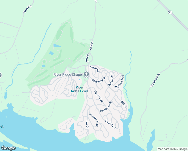map of restaurants, bars, coffee shops, grocery stores, and more near 75 Arikaree Lane in Bracey