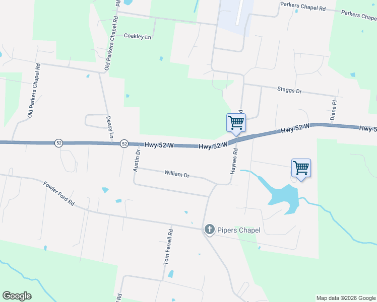 map of restaurants, bars, coffee shops, grocery stores, and more near 819 State Route 52 in Portland