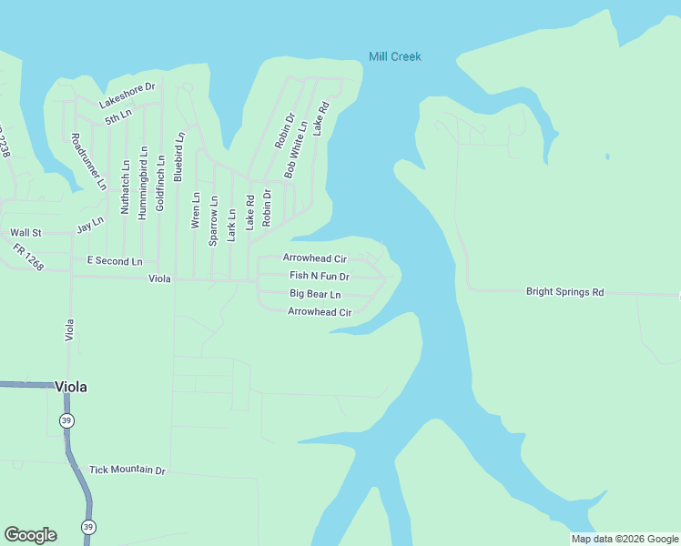 map of restaurants, bars, coffee shops, grocery stores, and more near 793-1159 Viola in Shell Knob