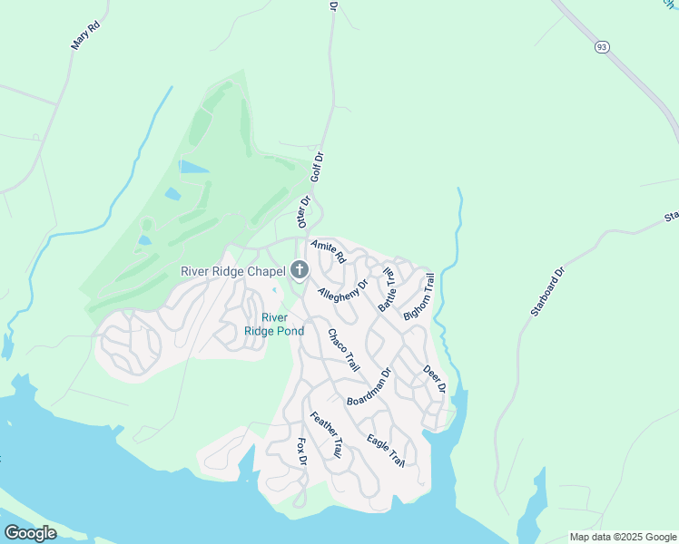 map of restaurants, bars, coffee shops, grocery stores, and more near 75 Arikaree Lane in Bracey