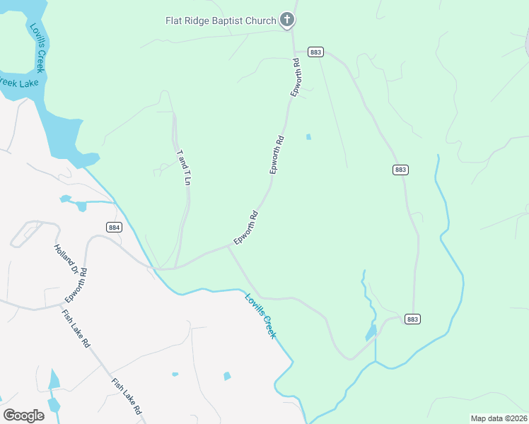 map of restaurants, bars, coffee shops, grocery stores, and more near Epworth Road in Cana