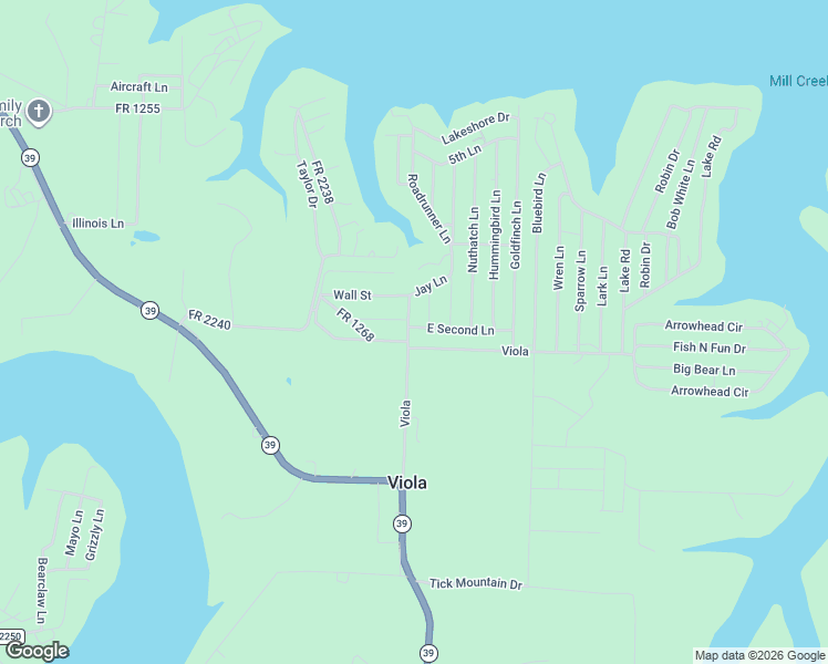 map of restaurants, bars, coffee shops, grocery stores, and more near Fr 2212 in Shell Knob