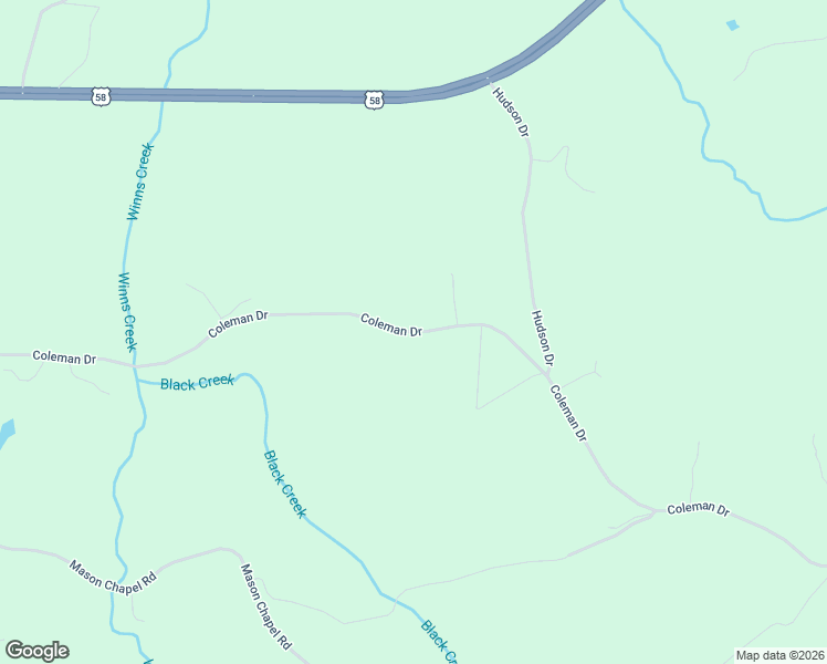 map of restaurants, bars, coffee shops, grocery stores, and more near State Route 697 in Halifax County