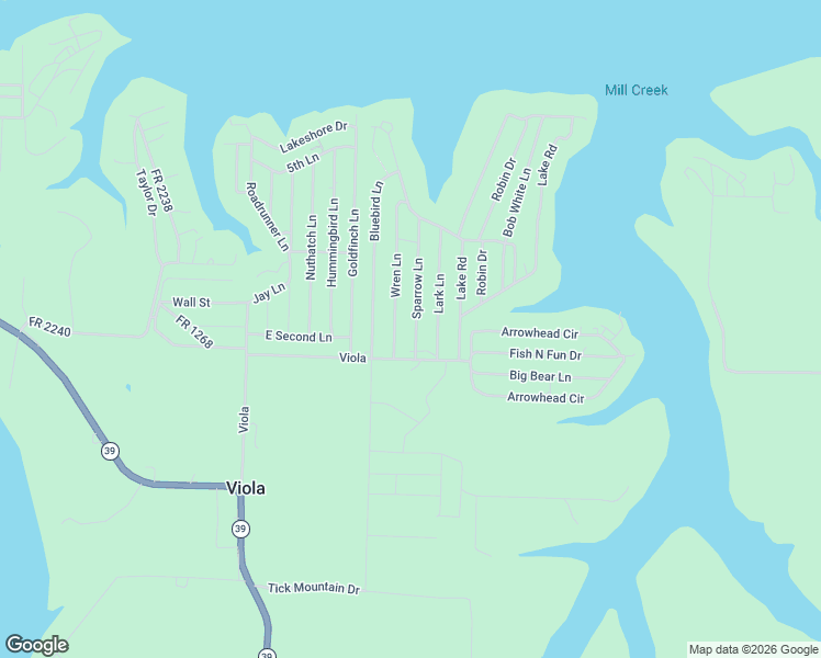 map of restaurants, bars, coffee shops, grocery stores, and more near 218 Wren Lane in Shell Knob
