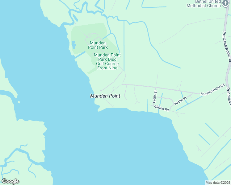 map of restaurants, bars, coffee shops, grocery stores, and more near 2088 Munden Point Road in Virginia Beach