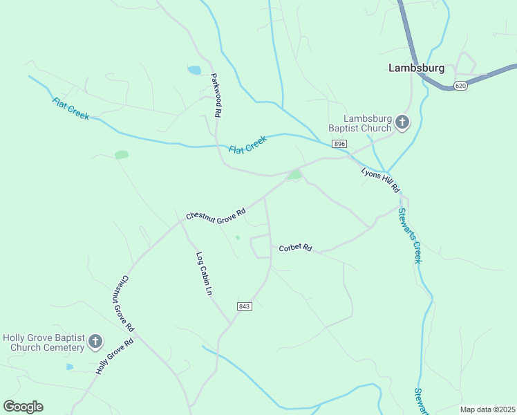 map of restaurants, bars, coffee shops, grocery stores, and more near 19-27 Chestnut Grove Road in Lambsburg