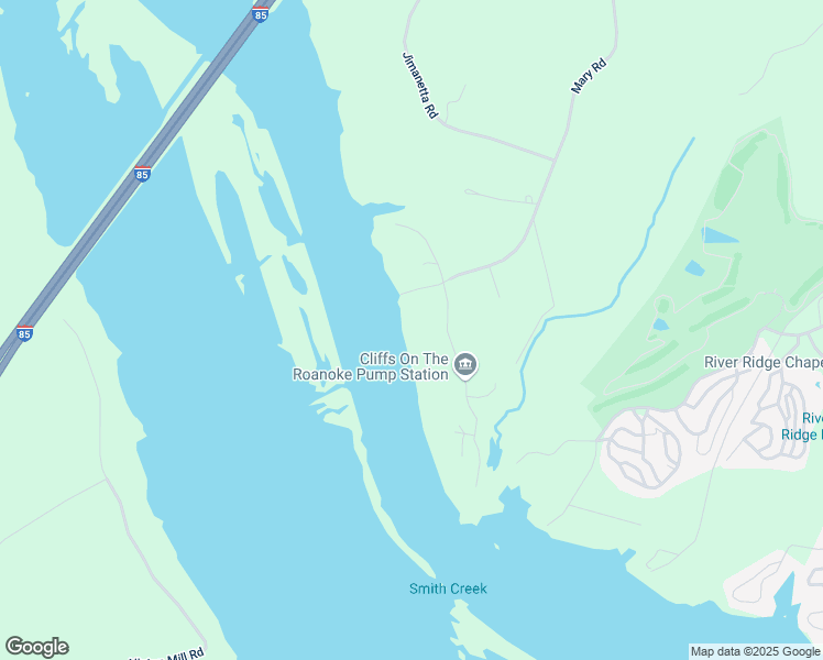 map of restaurants, bars, coffee shops, grocery stores, and more near 349 Cliffside Drive in Bracey