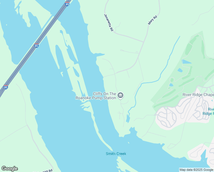 map of restaurants, bars, coffee shops, grocery stores, and more near 349 Cliffside Drive in Bracey