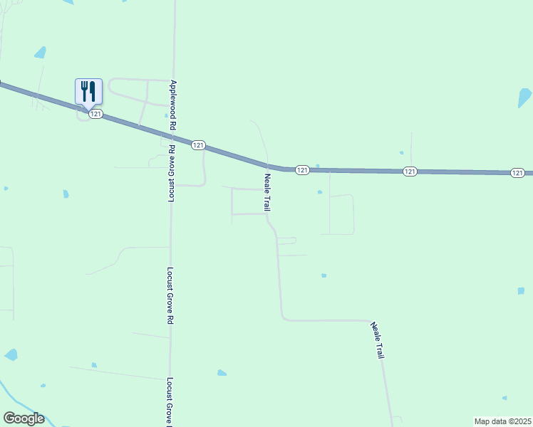 map of restaurants, bars, coffee shops, grocery stores, and more near 162 Neale Trail in Murray