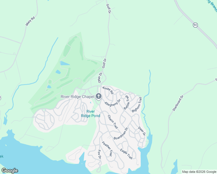 map of restaurants, bars, coffee shops, grocery stores, and more near 151-161 Alligator Way in Bracey