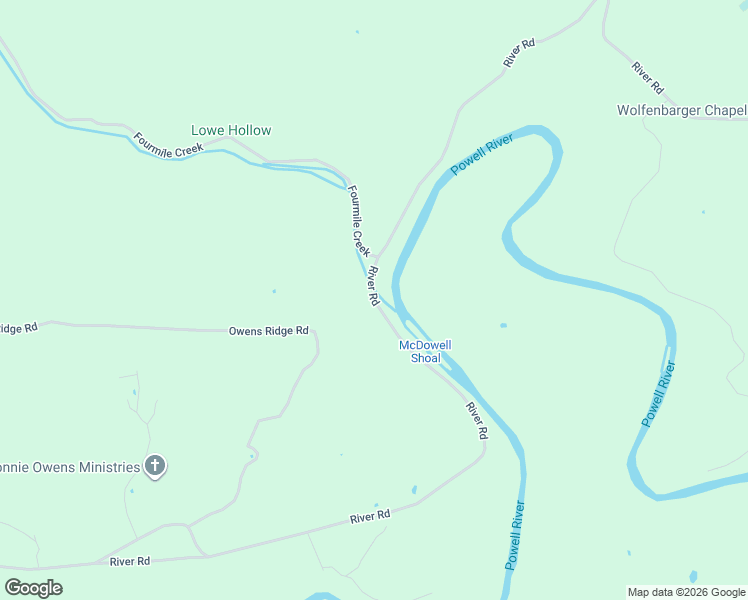 map of restaurants, bars, coffee shops, grocery stores, and more near River Road in Tazewell