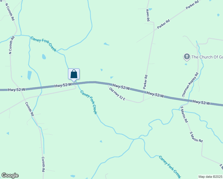 map of restaurants, bars, coffee shops, grocery stores, and more near 1831 Old Highway 52 East in Portland