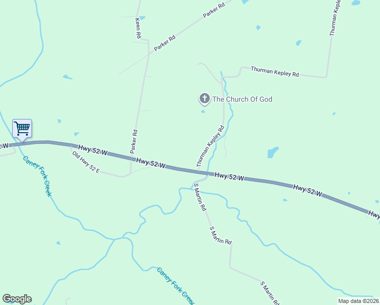 map of restaurants, bars, coffee shops, grocery stores, and more near 105A Thurman Kepley Road in Portland